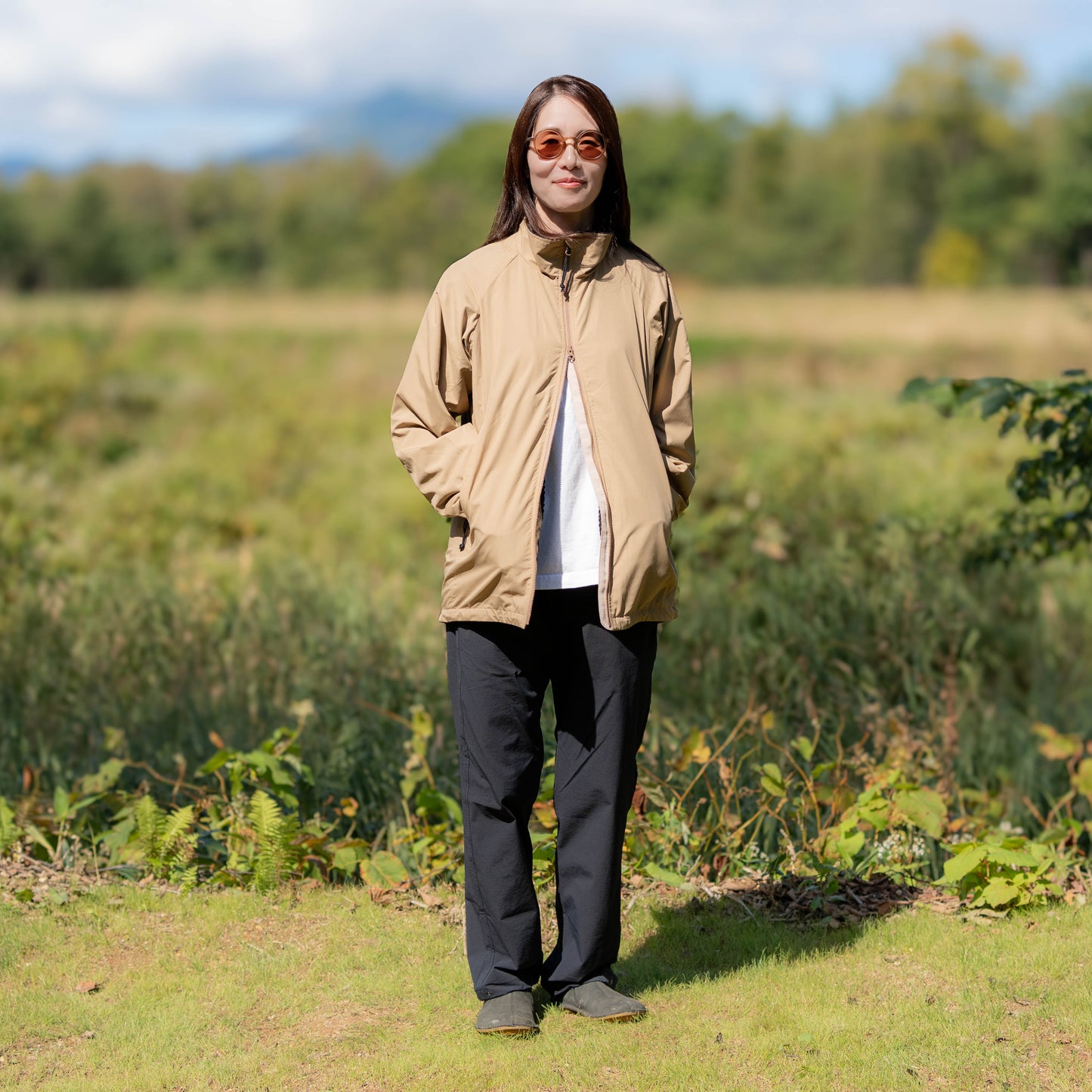 162cm, Beige S-size,
Busy Work Pants / Navy S-size, 