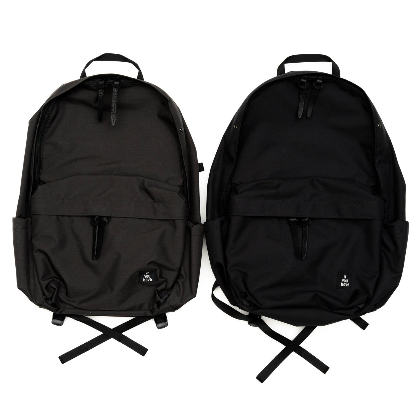 Left : Charcoal / Right : Black