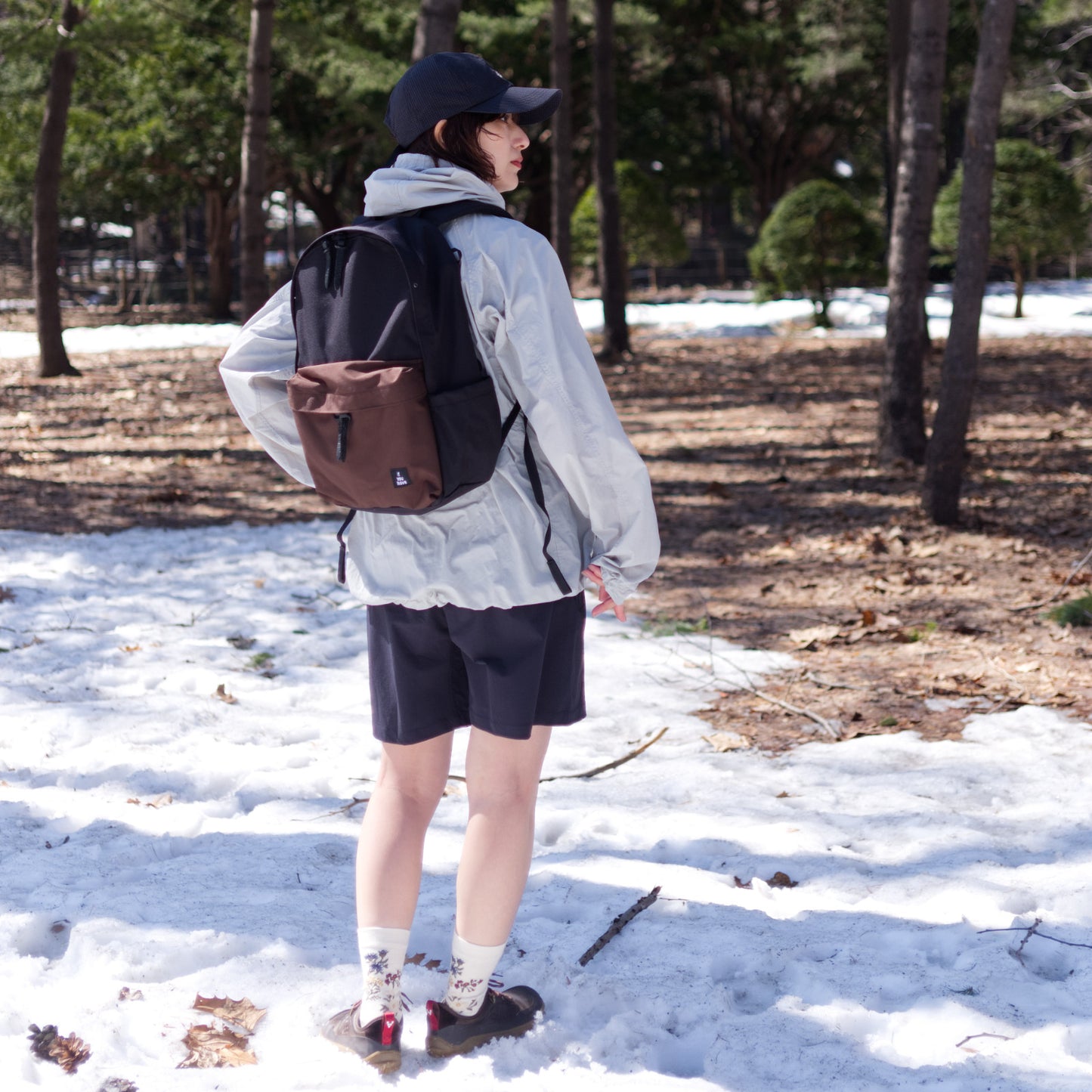 tomoka 161cm / Everyday Cordura Black x Brown / 
Busy Work Shorts Navy S-size