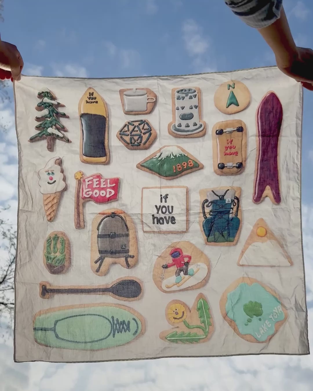 a handkerchief in the sky